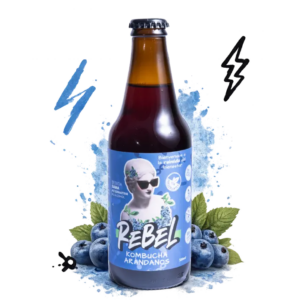 Rebel Kombucha arándano 330 ml