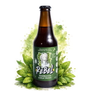 Rebel Kombucha coca-muña 330 ml